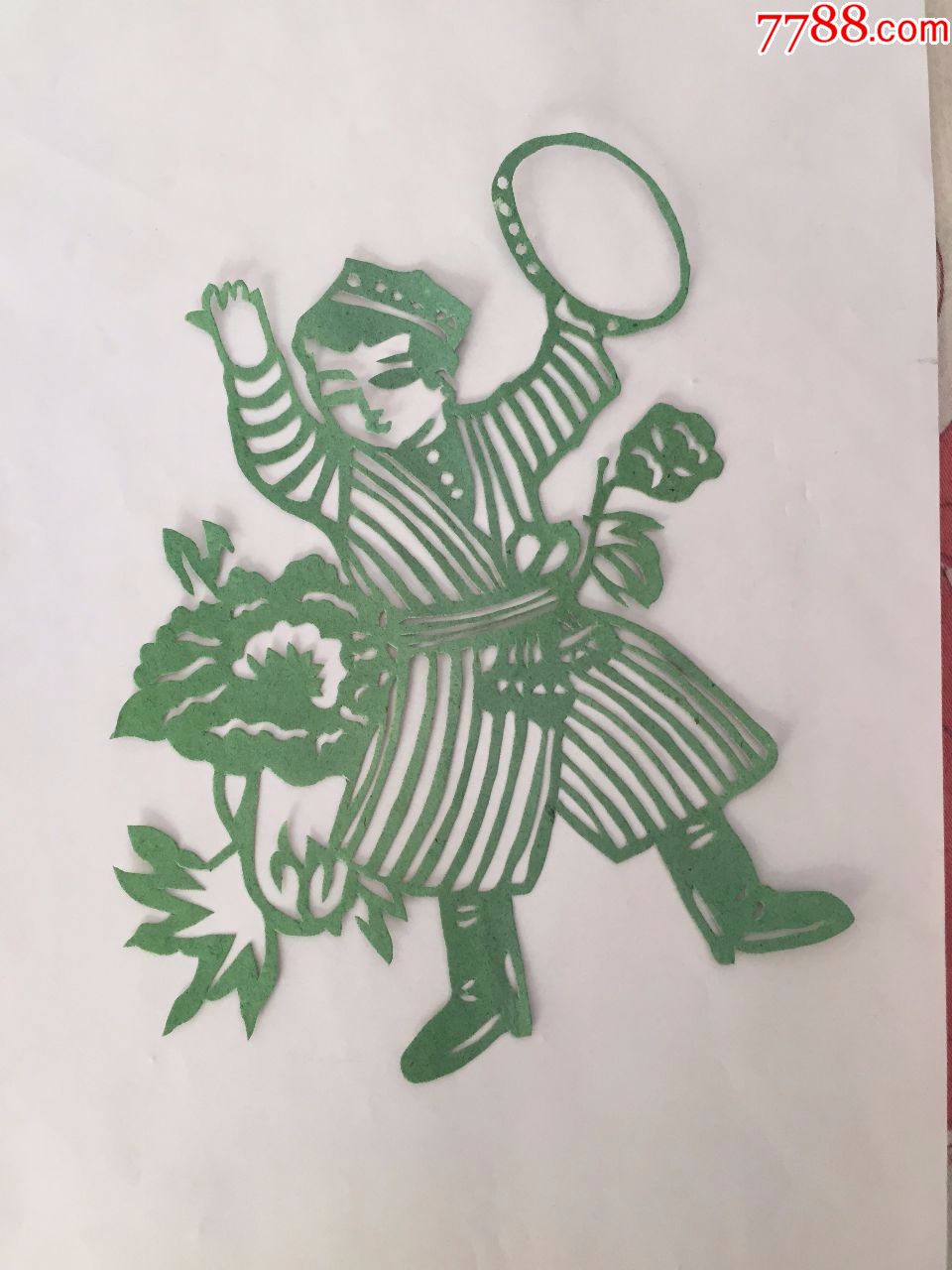 纯手工民族舞蹈剪纸