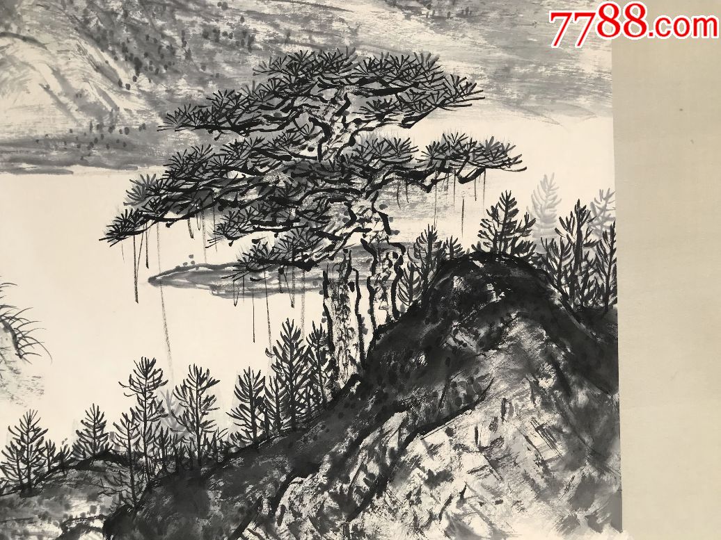 山东黑伯龙镜片136*68名人名家古玩字画收藏品_价格1500.