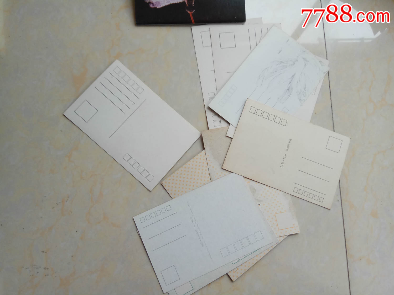 七里香席慕容诗画明信片(10枚杂片)