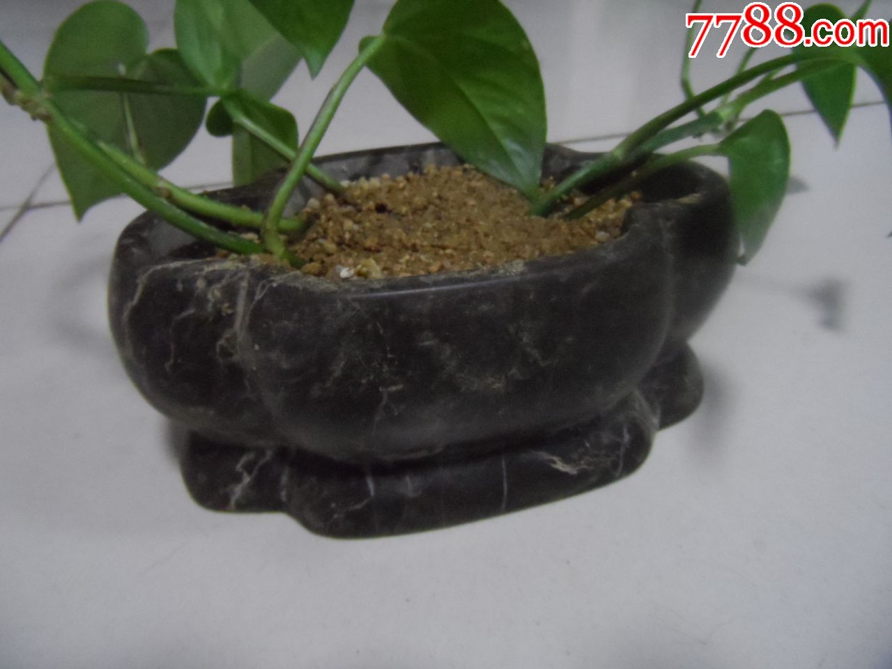 灵璧石花盆