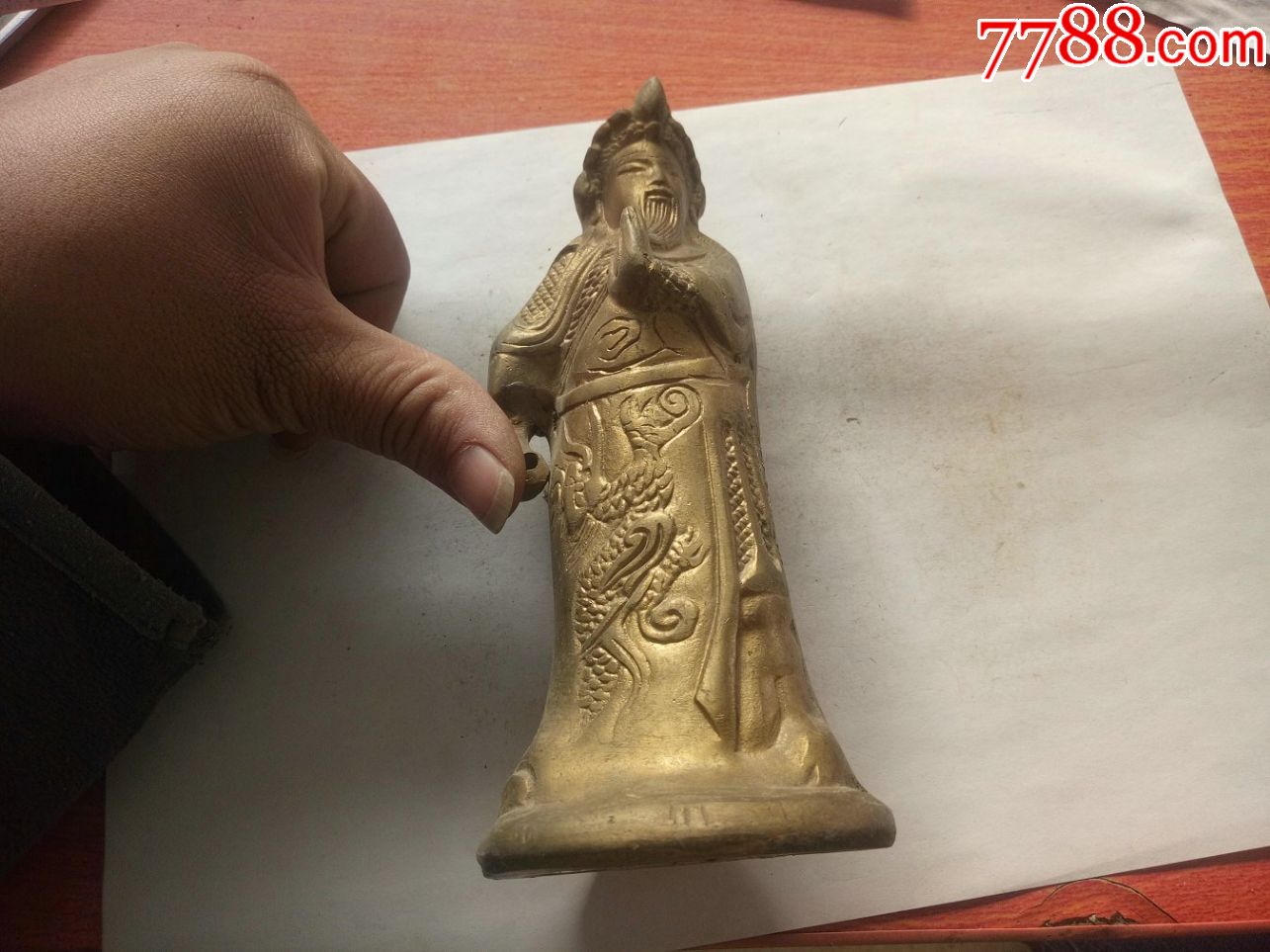 纯铜关公雕像