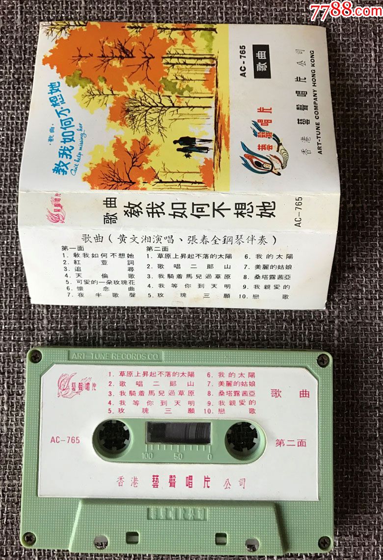 教我如何不想她(黄文湘演唱,张春全钢琴伴奏)早