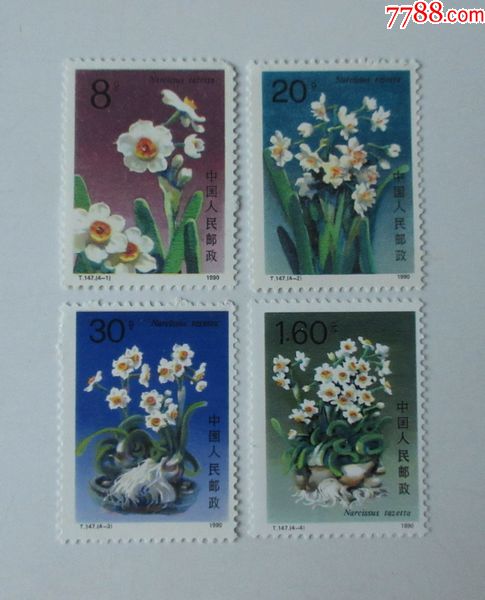 T147水仙花邮票
