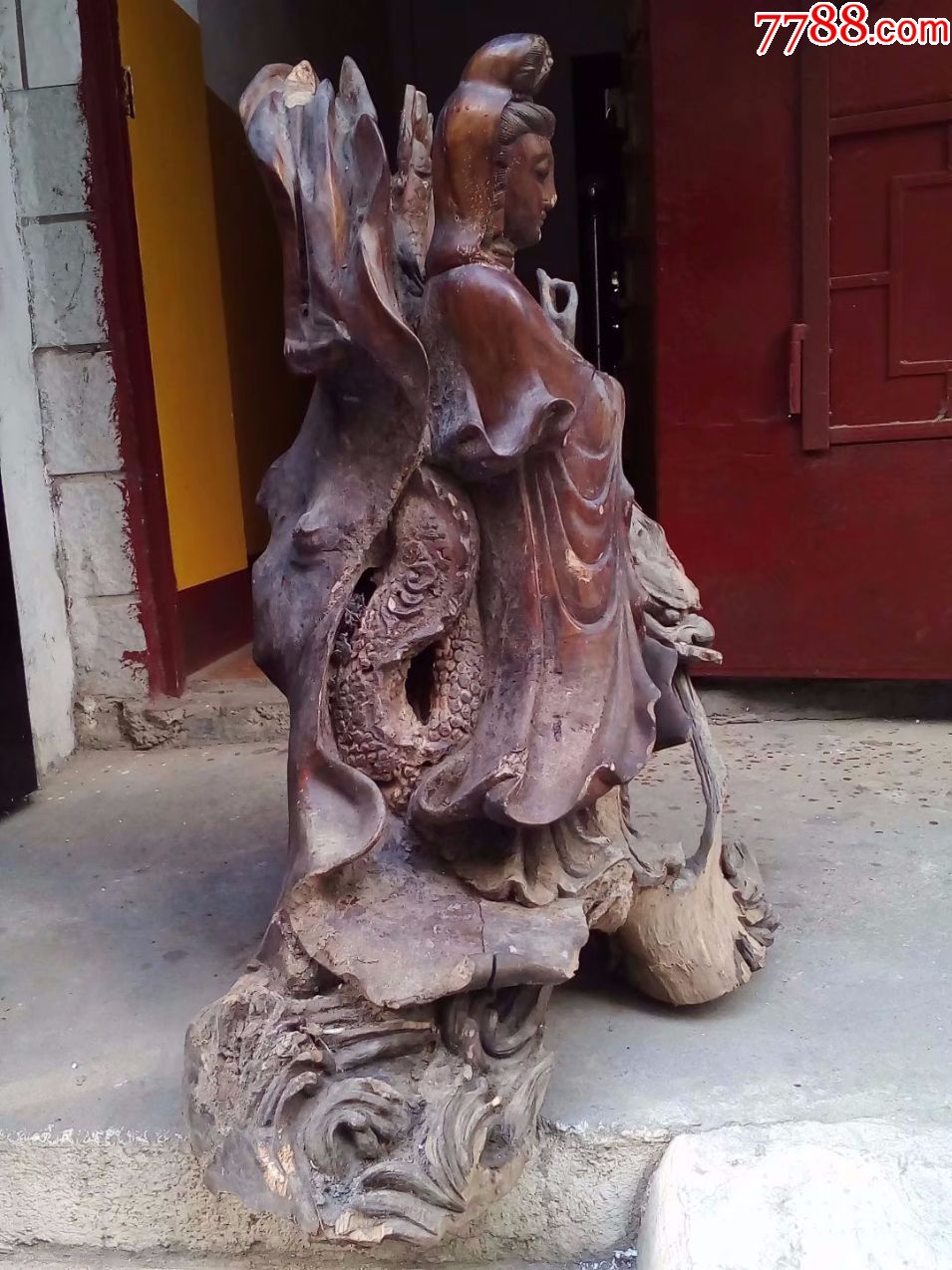 特价,一手后接,大大大木雕观音佛像神像菩萨,有