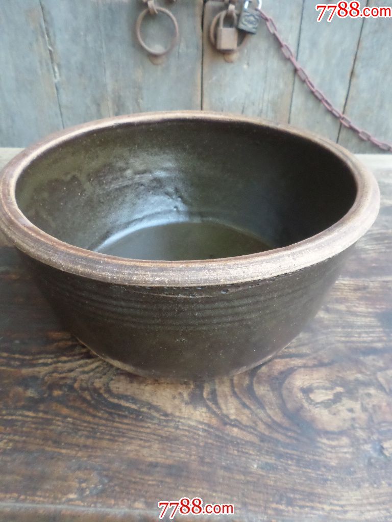 民俗怀旧老物件民窑陶瓷缸罐老瓷碗瓷盘瓷碟子老和面瓷盆瓷洗菜盆
