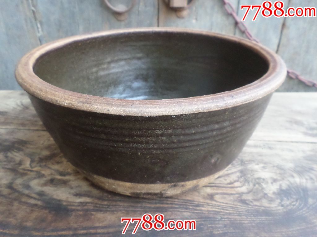 民俗怀旧老物件民窑陶瓷缸罐老瓷碗瓷盘瓷碟子老和面瓷盆瓷洗菜盆