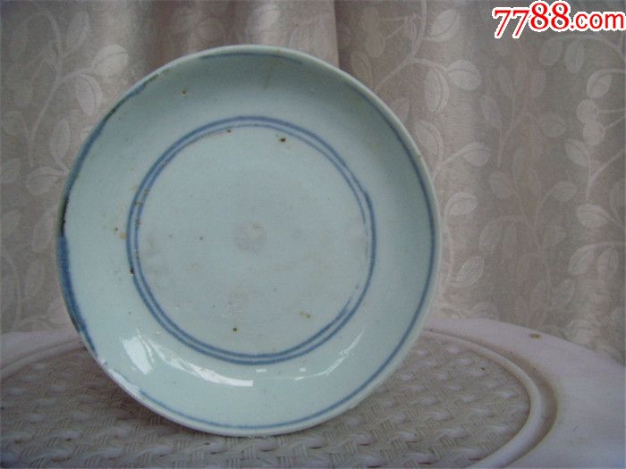 明代蓝边盘