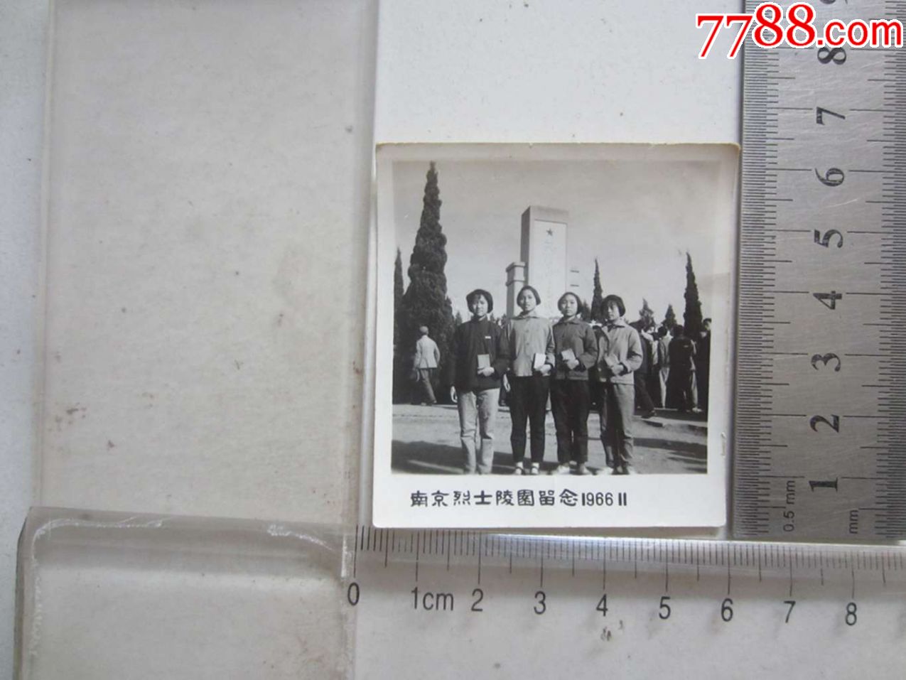 1966年南京烈士陵园留念(老照片)