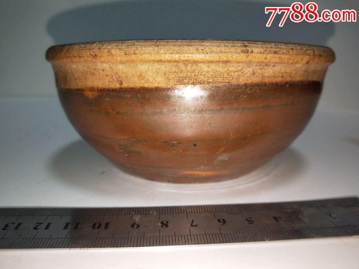 老窑瓷紫金釉钵盂