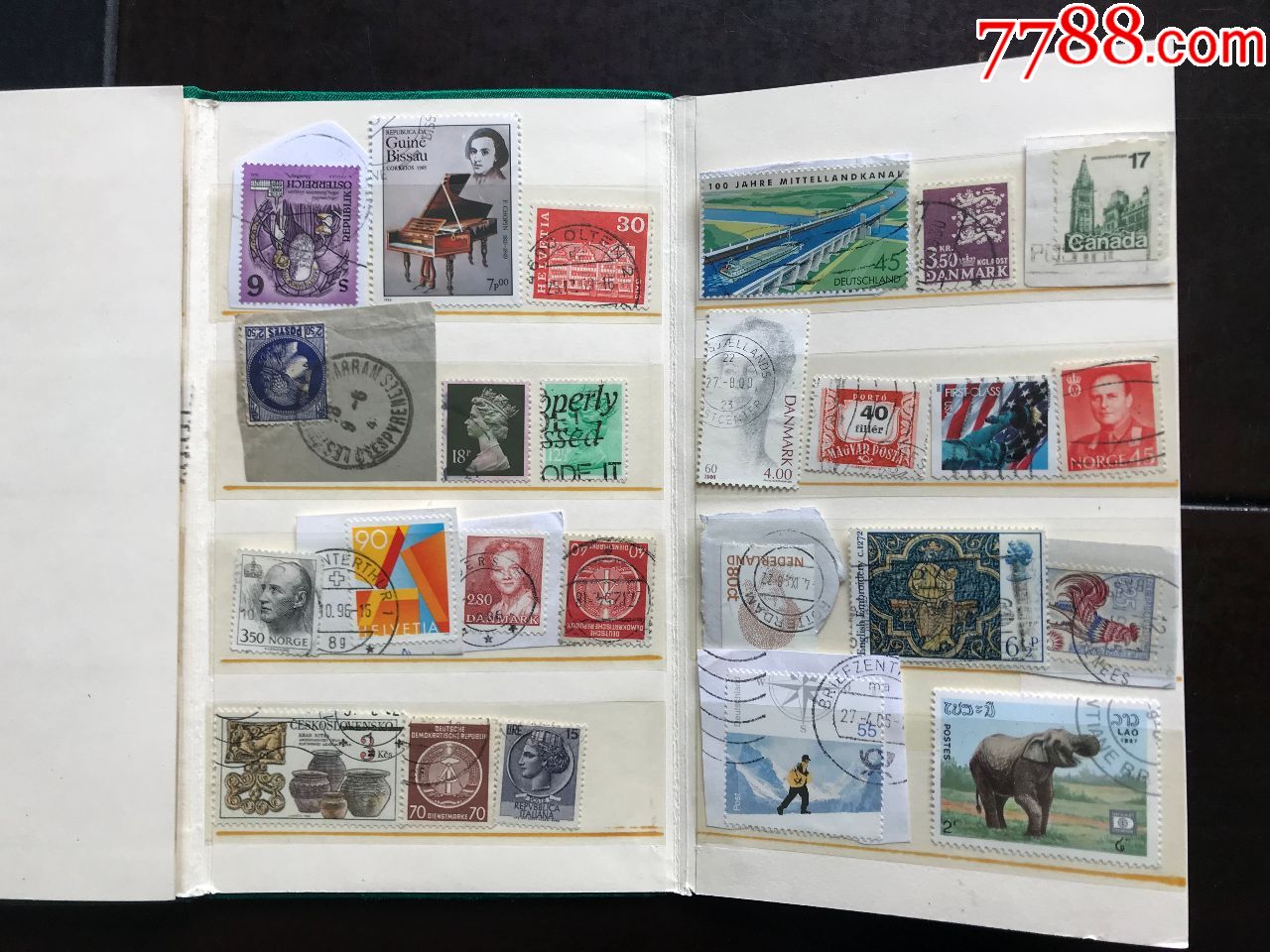 欧美邮票册子(约50枚)
