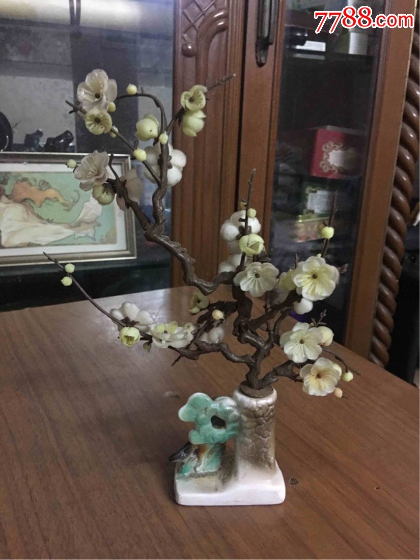 文革梅花小插瓶