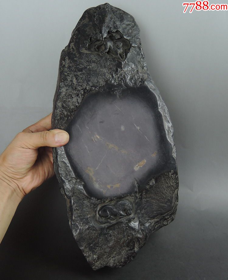 老坑端石马上封侯大笔舔,端砚_第1张_7788端砚
