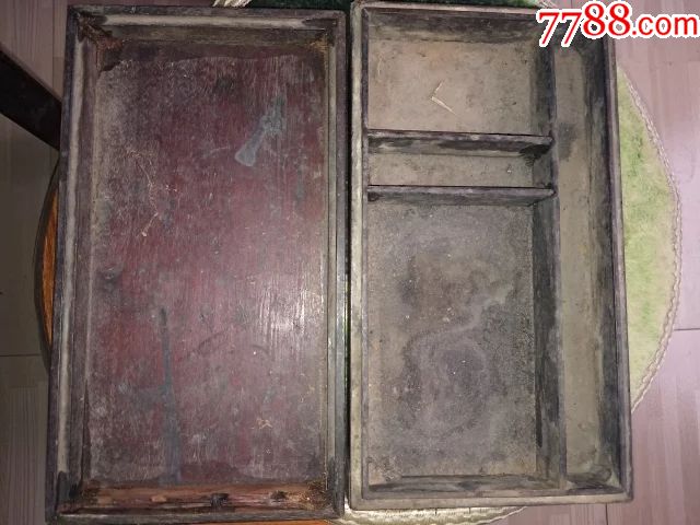 清代金丝楠木文盒
