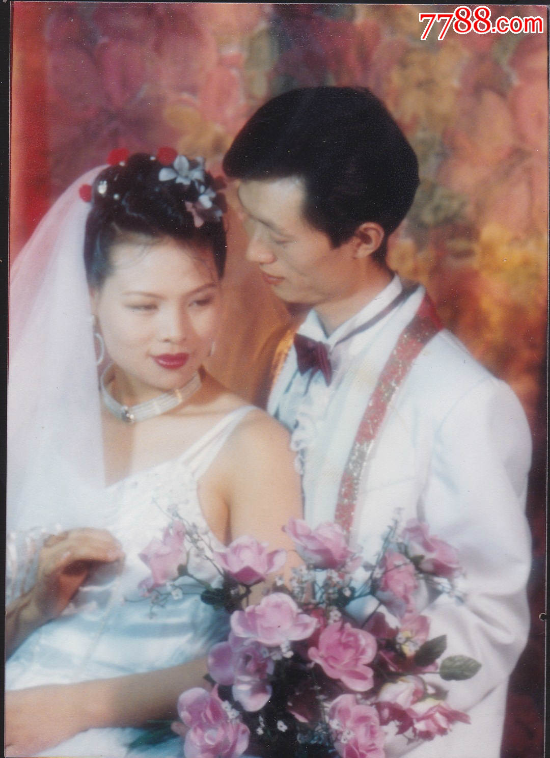 新娘新郎结婚艺术照磨砂相纸