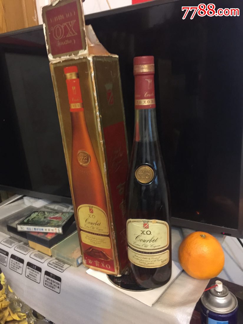 法国名酒古宝xo干邑白兰地!满瓶!酒花超棒——永久包