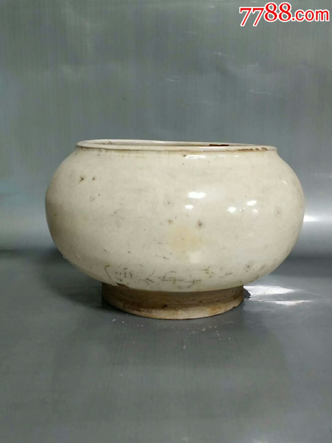 唐代邢窑白釉笔洗