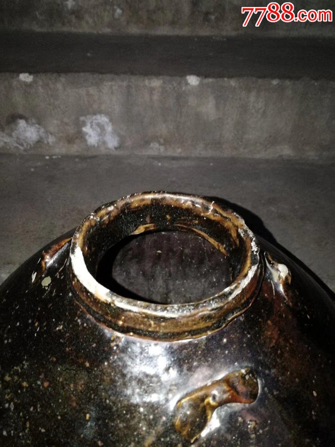 宋代酒罐,器型饱满,惜残见图