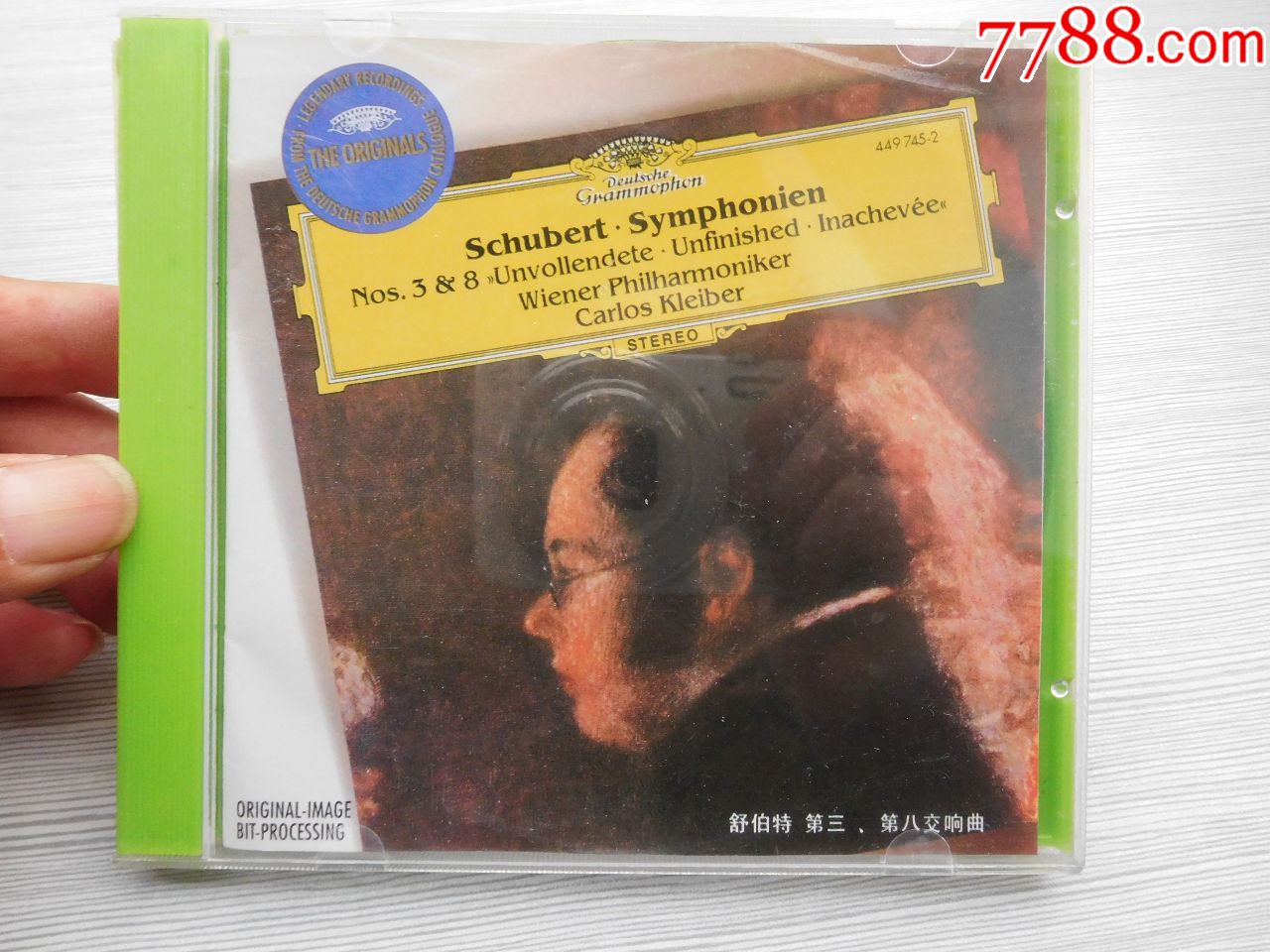 schubertsymphonien舒伯特第三第八交响曲外文原版老cd1碟