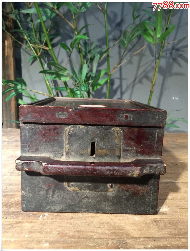 by-190小箱子/清代老木器/古家具/民俗古玩收藏/尺寸
