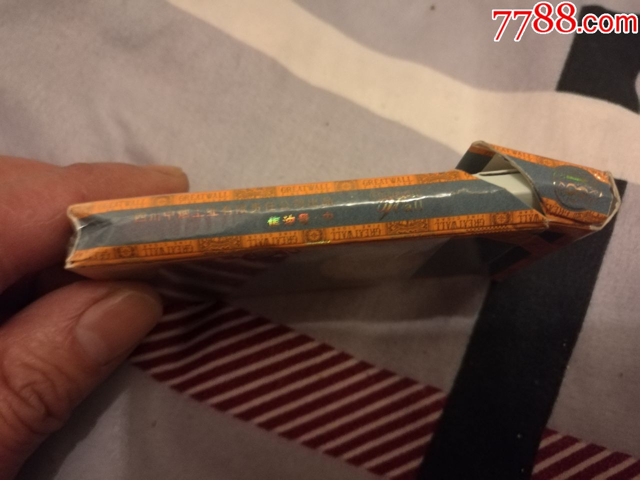 长城醇雅,陈皮薄荷烟盒1个
