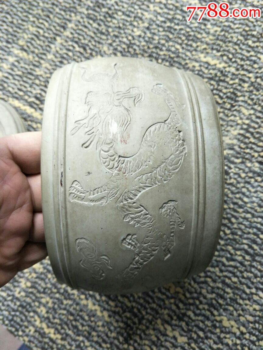 天津郭景生制澄泥蛐蛐罐(盆)