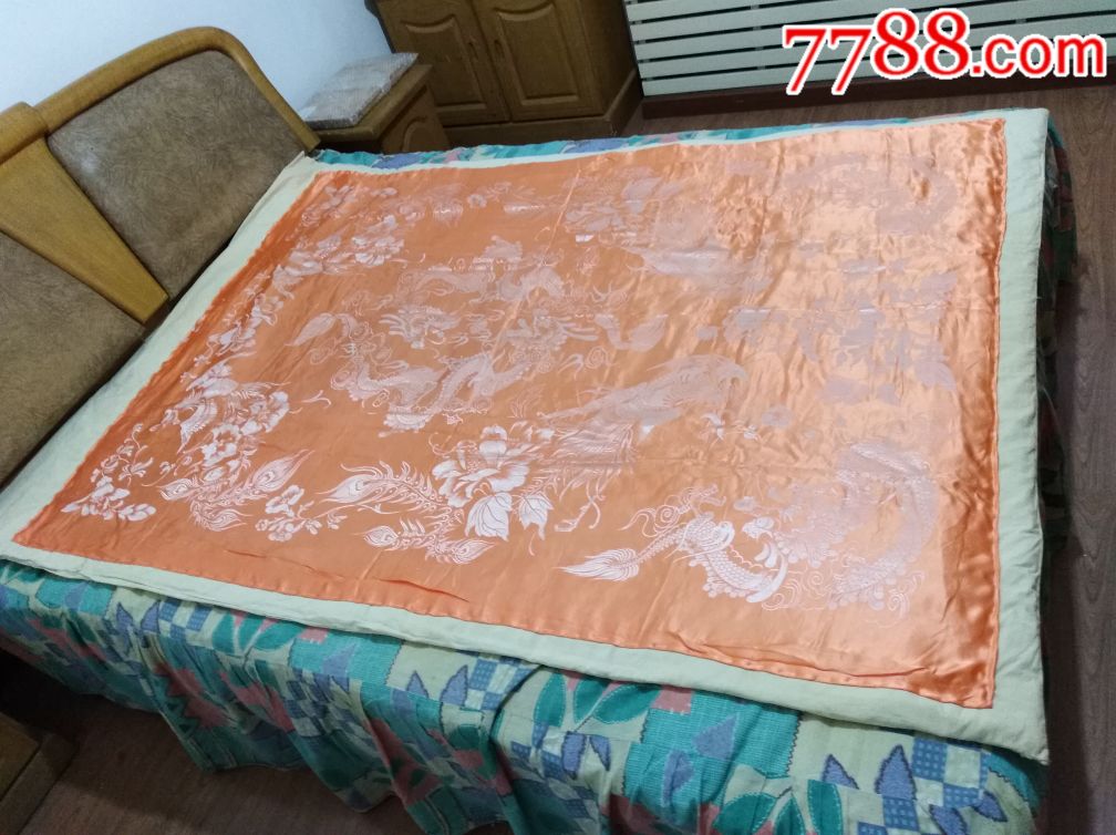 绸缎面棉被7斤135*190