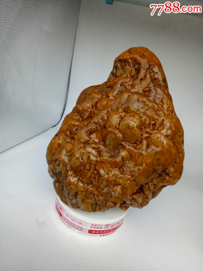 月亮玉化陨石(打坐金佛)