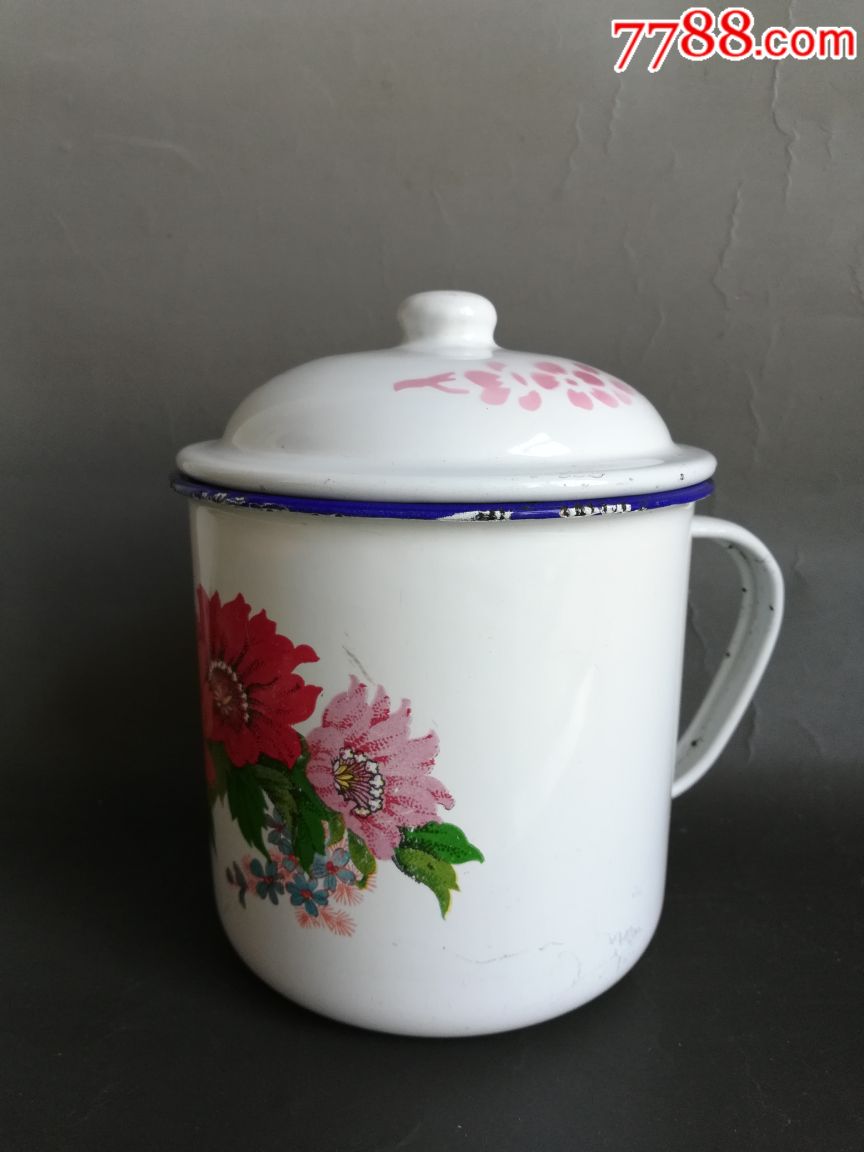 文革大搪瓷茶缸