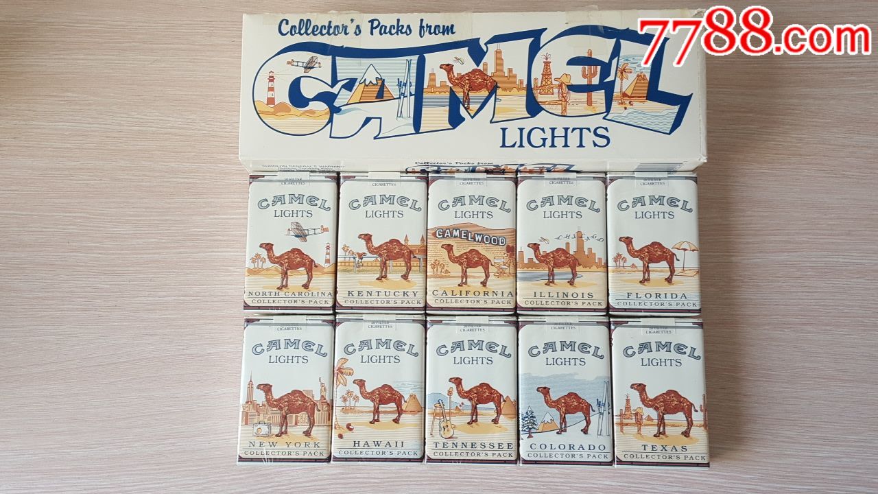 美产camel软包10大州骆驼限量套标