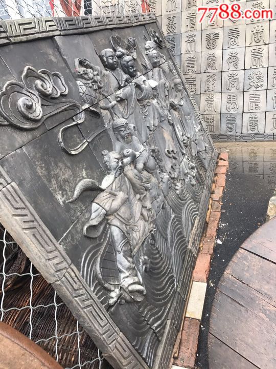高浮雕八仙过海一套