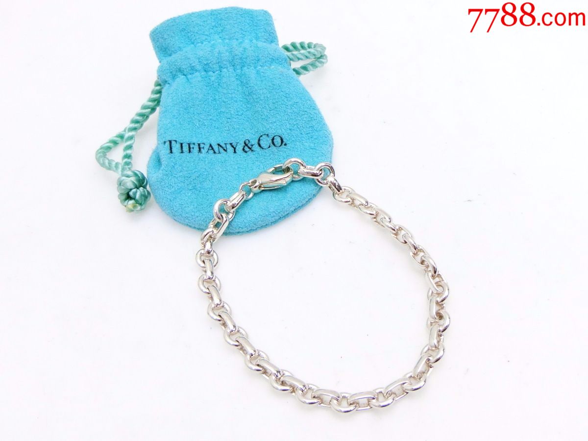 tiffany蒂凡尼k18sv925甜甜圈手链超美品