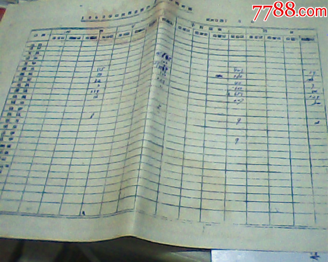老奖状,1959年海南区表彰某同志医药事业二等奖,8开背面有油印表格