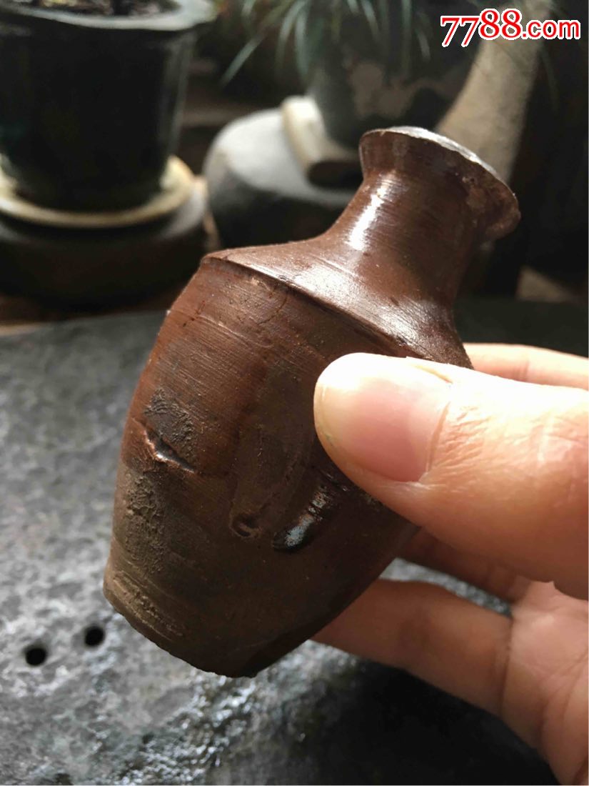 磁灶窑陶茶入/陶器/小陶瓶/陶制品