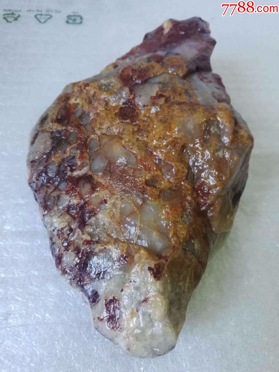 哈密大南湖旱玛瑙石质细腻颜色亮丽5415克1494cm