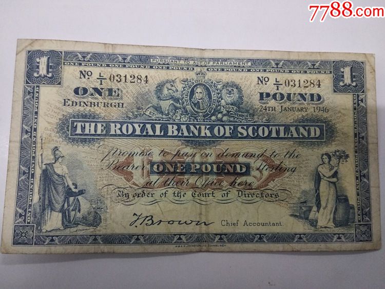 46年苏格兰一英镑