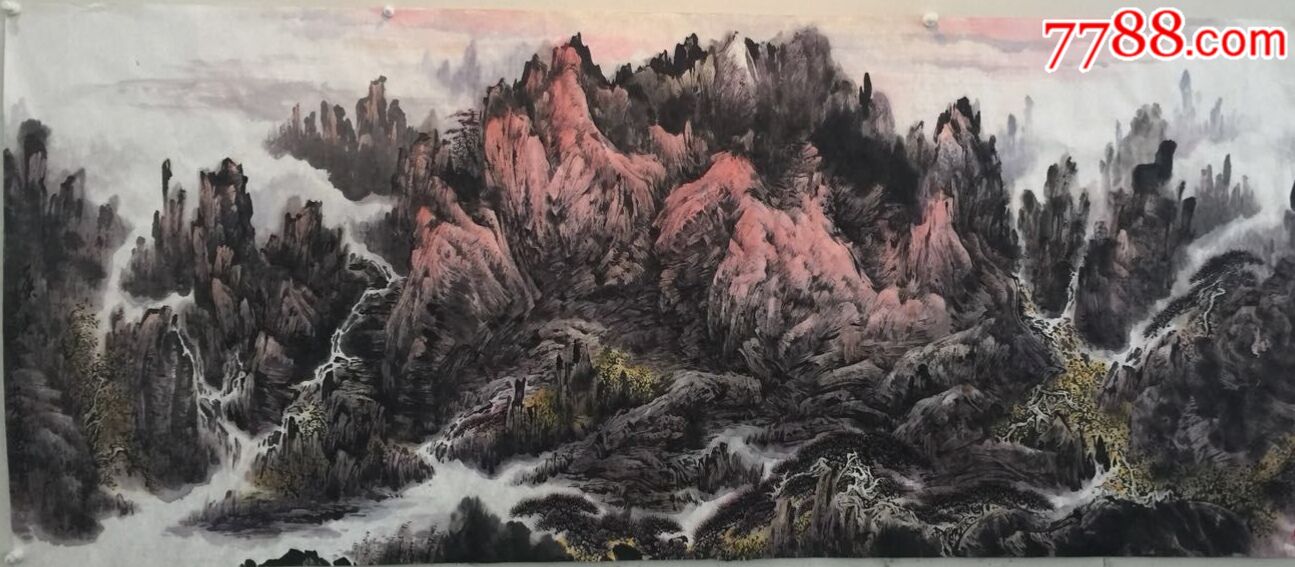 画家马林画山水