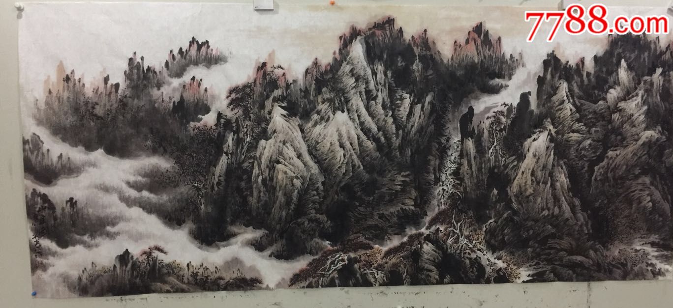 画家马林画山水