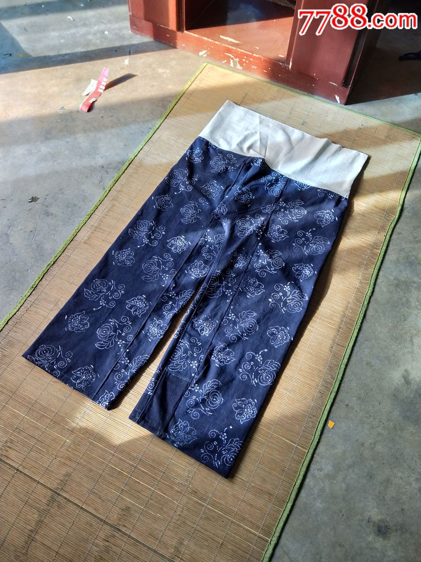 全新印花缅裆裤