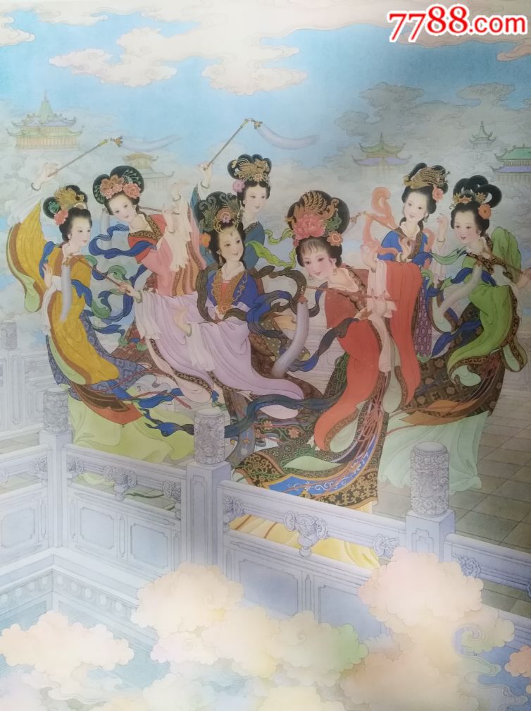 天仙配—罕见,仅印3万,本店年画全部保真