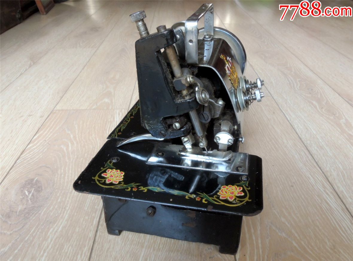 老国货收藏1901-70年代江南机械厂制凤凰牌手摇缝纫机头5kg-好品