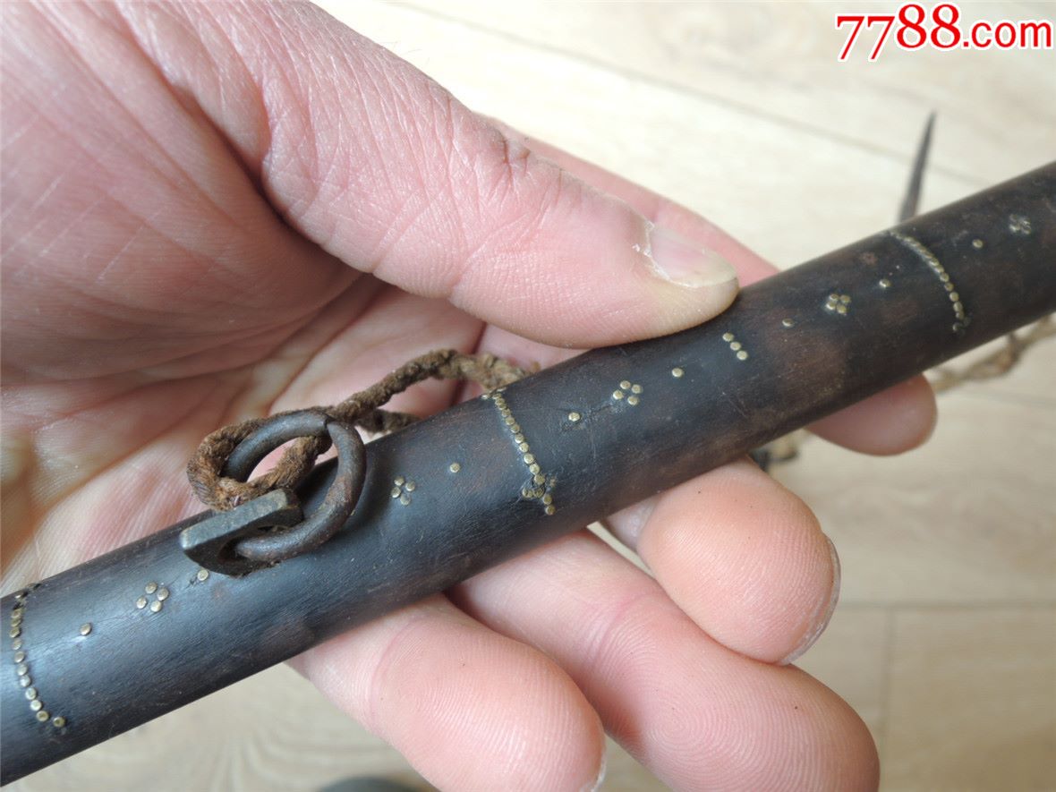 度量衡收藏1901-民国十几年老字号多款铜准心铜盘铁砣老杆秤65cm_价格