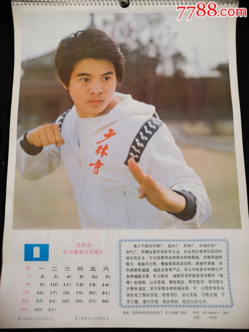 大陆明星演员老挂历.