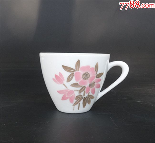 醴陵釉下彩花卉杯_彩绘瓷/彩瓷_第1张_7788瓷器