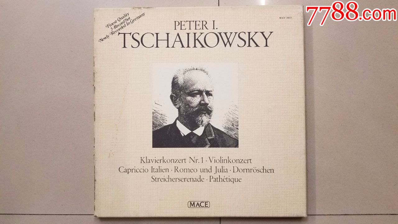 《柴可夫斯基第1钢琴协奏曲、小提琴协奏曲等
