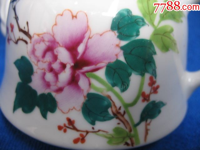 建国初期567粉彩花鸟富贵到白头景德镇艺术瓷厂精品小