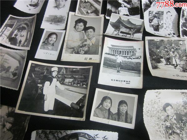 【时代记忆老照片收藏】上世纪80年代家庭合影风景留念男女老少合影