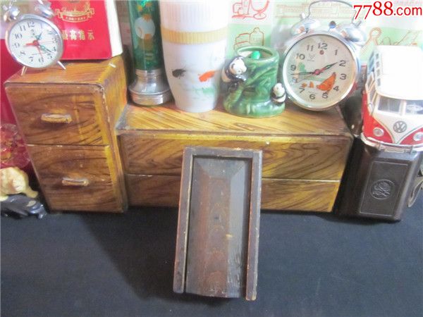 上世纪60-70年代老式小木盒木匣包浆浑厚民俗老物品.
