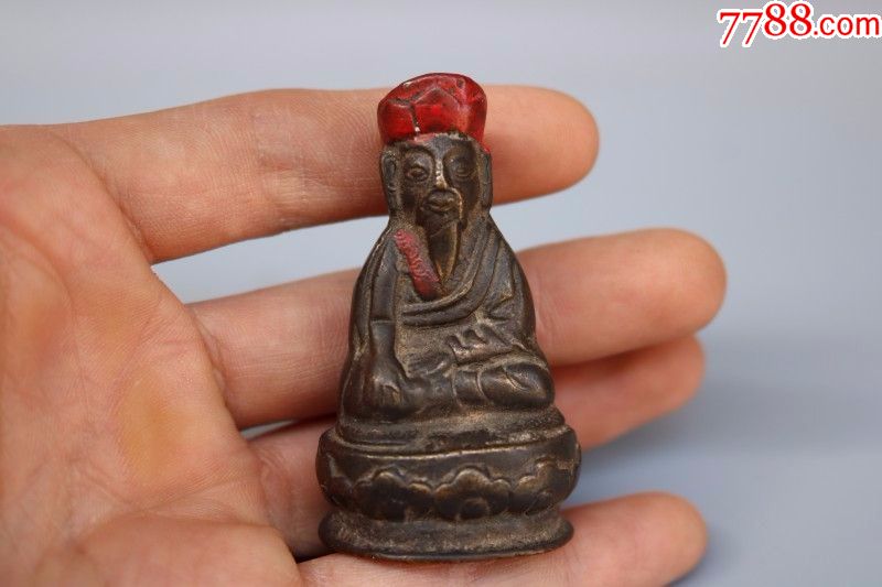 实心小铜佛