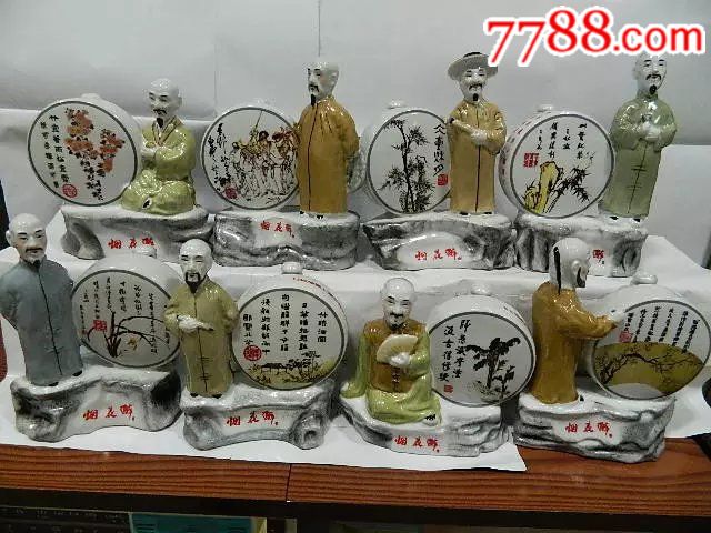 烟花醉扬州八怪酒2012年限量发行的纪念酒