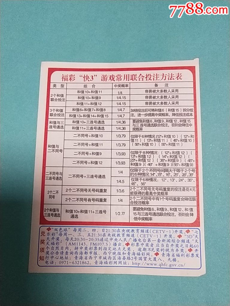 快三游戏投注方法表